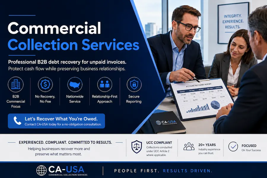 CA-USA B2B Commercial Debt Collection Services and Corporate Recovery